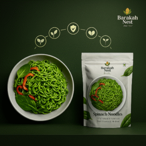 পালংশাকের নুডলস